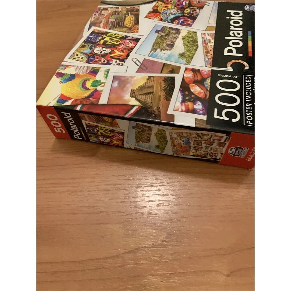 500 Piece Spin Master Jigsaw Puzzle Polaroid Road Trip USA Mexican Memories